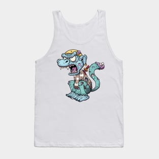 Zombie Pirate Monkey Tank Top